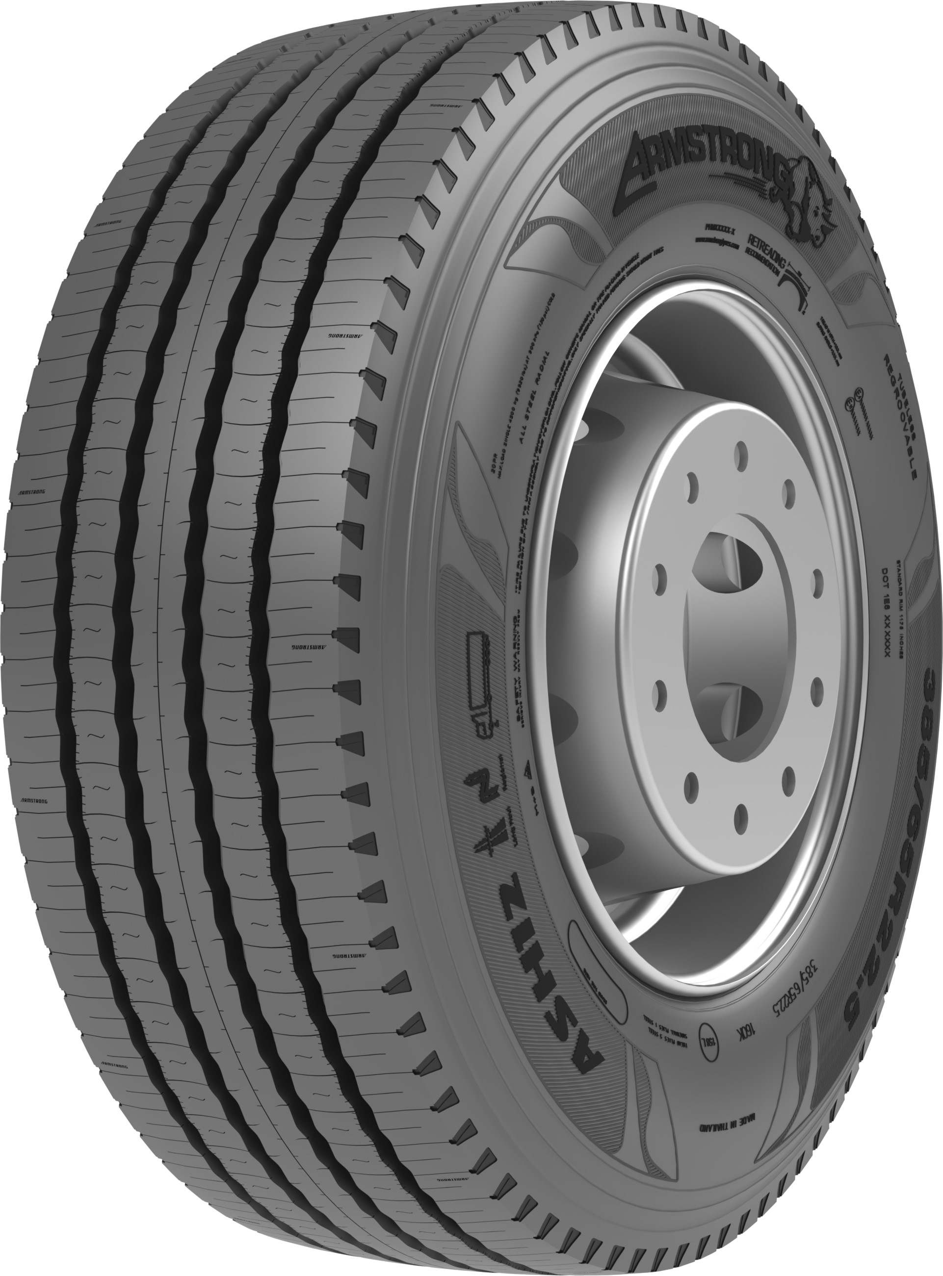 Шина ARMSTRONG 385/65R22.5 24PR ASH12 164K
